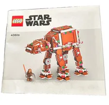 LEGO Star Wars Gingerbread AT-AT Walker BUILDING INSTRUCTIONS MANUAL ONLY 40806