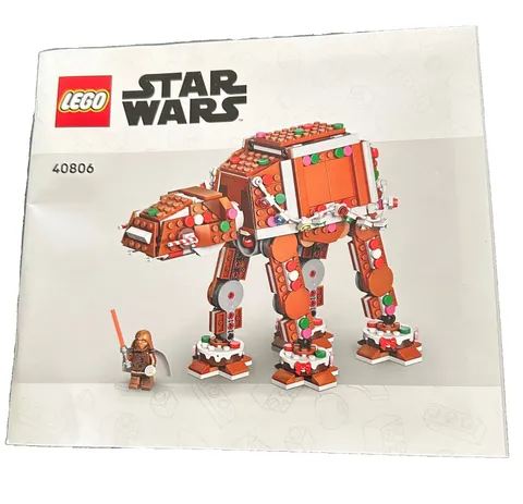 LEGO Star Wars Gingerbread AT-AT Walker BUILDING INSTRUCTIONS MANUAL ONLY 40806