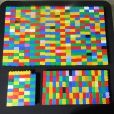 Lego Duplo Huge Lot of 569 Bricks Pieces ALL the 2x2 peg bricks Multicolor