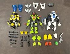 LEGO HERO Factory Bulk Lot: 3 Robot Figures & Assorted Parts,(Breez is complete)