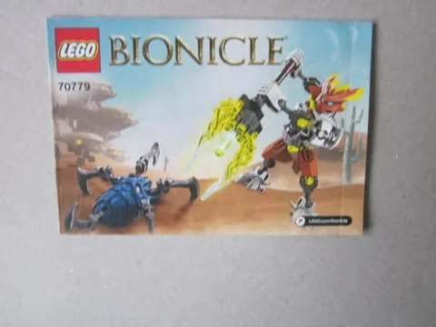 Lego Building Instructions Instruction Bionicle 70779