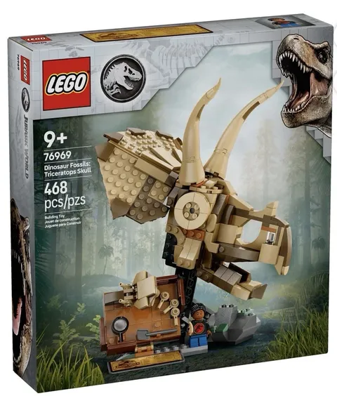 76969 DINOSAUR FOSSILS TRICERATOPS SKULL lego legos set Jurassic Park World NEW