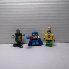 LEGO SpongeBobSquarePants Heroic Heroes of the Deep 3815 Minifigures Incomplete