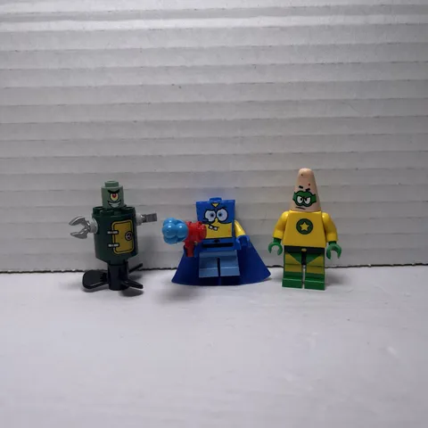 LEGO SpongeBobSquarePants Heroic Heroes of the Deep 3815 Minifigures Incomplete