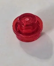 LEGO Parts - Trans-Red Plate, Round 1 x 1 - No 4073