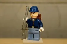 LEGO Toy Minifigure Lone Ranger Calvary 79106 Soldier With Backpack & Rifle
