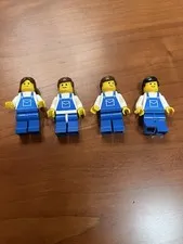 LEGO. Set Of Four. Lego City Workers In Overalls