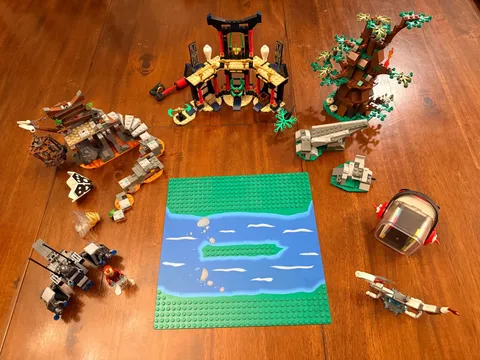 LEGO Parts Lot - Ninjago, Hobbit, Base Plate, Manuals - 79002 71735 71717 76029