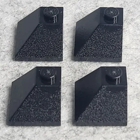 LEGO 3045 Slope 45 2 x 2 Double Convex Corner Black x4 Genuine
