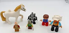 LEGO Misc Lot of 6 Figures, mini figures, Duplo, Construction worker, Ironman