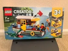 LEGO Creator 3-in-1 Riverside Houseboat 31093 – Retired Complete Building Set