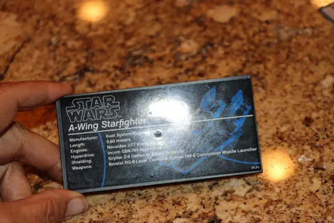 LEGO NAME PLATE STICKER for 75275  A-wing Starfighter -Genuine!