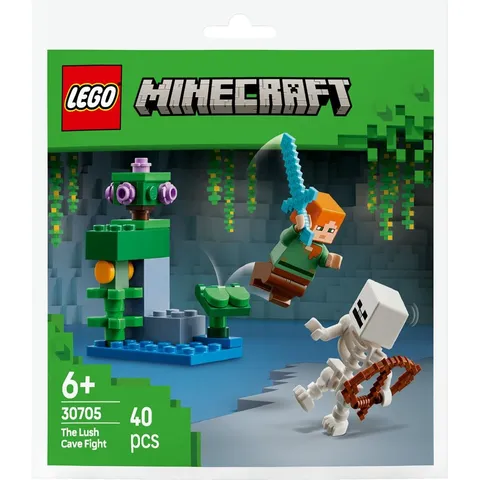 LEGO Minecraft The Lush Cave Fight Polybag Set 30705