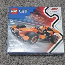 LEGO City Formula 1 60442 F1 Driver with McLaren Race Car Set, 86 pcs