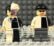 LEGO Batman 2006 Two-Face & Henchman Minifigures Bat004 & Bat006 From Set 7781