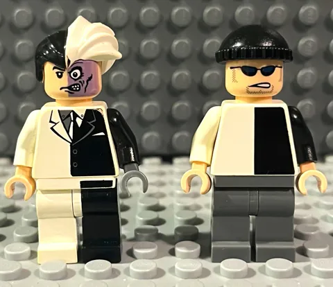 LEGO Batman 2006 Two-Face & Henchman Minifigures Bat004 & Bat006 From Set 7781
