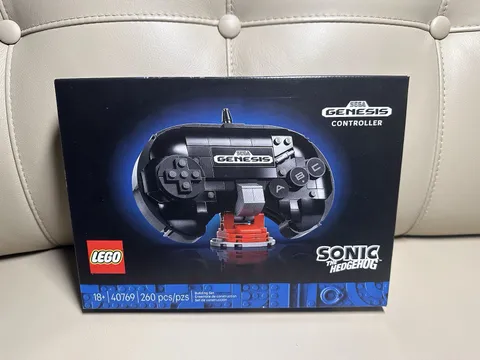 LEGO Sonic the Hedgehog SEGA Genesis Controller 40769 Set GWP Retired Sealed