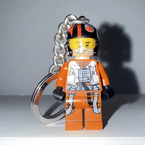 LEGO Star Wars Poe Dameron Minifigure Keychain