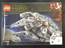 Lego STAR WARS Original Set INSTRUCTION GUIDE Manual Millennium Falcon 75257