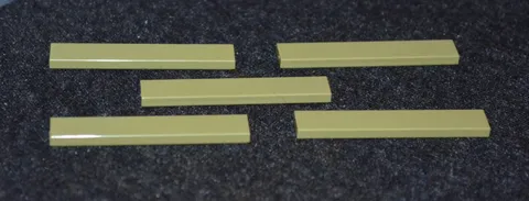 (5) 1X6 OLIVE Green Smooth Finishing Tile Bricks - NEW Lego Parts ~