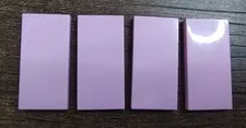 LEGO Lot of 4 Light Pink 2x4 Smooth Tiles Plates 