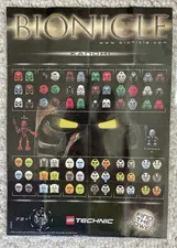 Bionicle Kanohi Mask Poster Excellent Condition