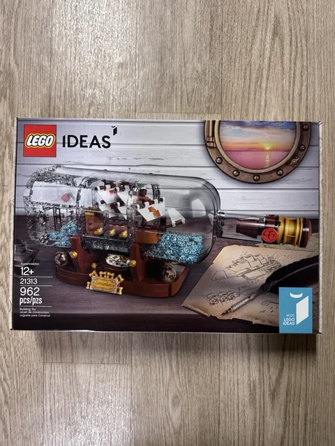 LEGO Ideas: Ship in a Bottle (21313) 2018  New in factory sealed box  Retired