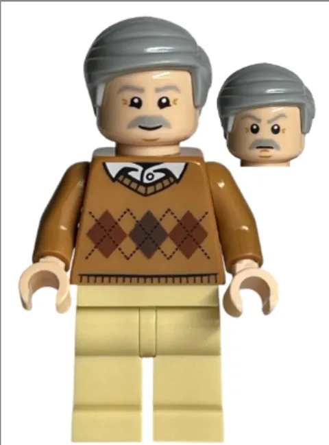 LEGO Harry Potter Vernon Dursley Minifigure Medium Nougat Sweater HP215