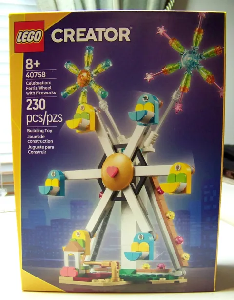 LEGO 40758 CREATOR CELEBRATION FERRIS WHEEL w/ FIREWORKS Set --(RETIRED-SEALED)