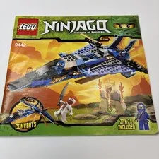 Lego Ninjago Jay's Storm Fighter 9442 Instructions Manual ONLY NO PIECES 2012