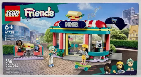 LEGO FRIENDS Heartlake Downtown Diner 41728 - NEW Sealed Good Condition