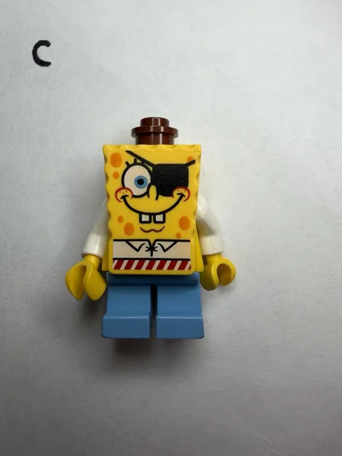 LEGO Sponge Bob Square Pants Sponge Bob Minifigure. Used + Fast Shipping