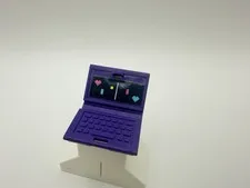 LEGO FRIENDS Part 62698pb23 - Purple Laptop w/ game screen sticker - 1pc