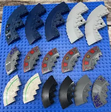 Lego Brick Round Corner 10x10 & 6x6 Slope 33 Edge Axle Facet Cutout 58846 95188