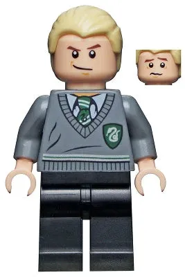LEGO® Minifigure Harry Potter hp115 Draco Malfoy Slytherin Stripe and Shield Tor