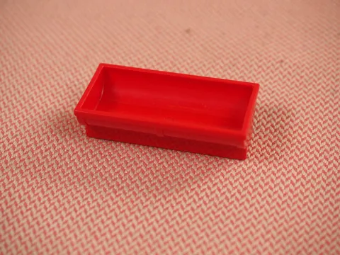 Lego Duplo Red Hay Trough Feeding for Farm Farmer Zoo or Scoop Part for Truck