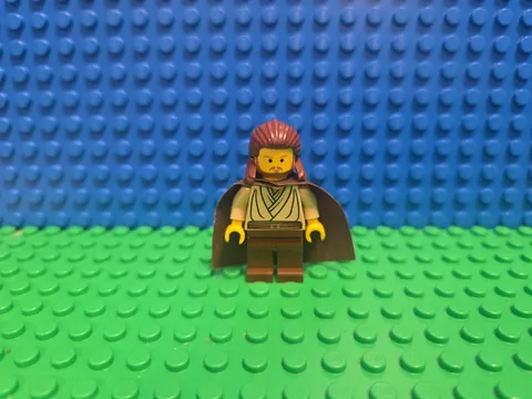 LEGO Qui-Gon Jinn Minifigure Star Wars sw0027 7171 7101 7161 7121 CMF Lot Rare 