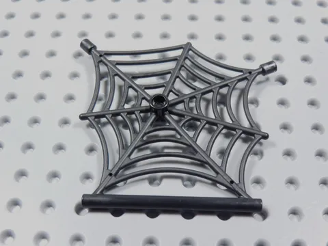 LEGO Black Spider Web w/ Bar Halloween Minifig BQ