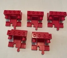 Lego Duplo Track Track Buffers Red Lot Of 5