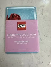 Lot Of 2 Packs New Lego Valentine Card Pack of 4 Heart Roses Lovebirds