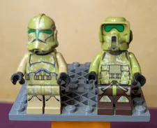 Lego star wars minifigure used  Kashyyyk clone troopers sw0518-sw0519