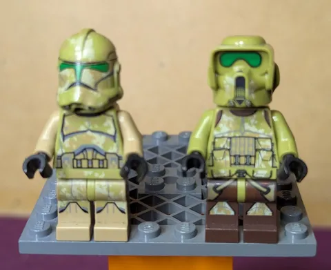 Lego star wars minifigure used  Kashyyyk clone troopers sw0518-sw0519