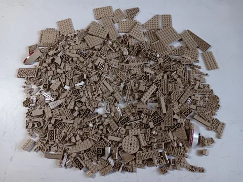 LEGO BULK LOT 930 DARK TAN BRICKS PLATES SLOPES LOG & SPECIALTY PIECES