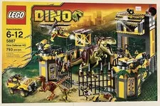 LEGO Dino: Dino Defense Hq (5887) NISB (minor shelf ware) please read