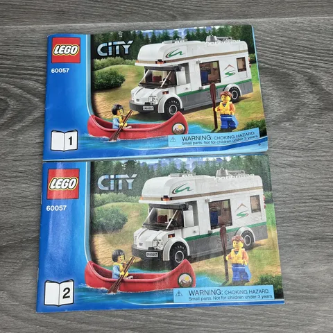 LEGO City Camper Van #6005 #1 & #2 - INSTRUCTIONS ONLY - Booklet No Bricks