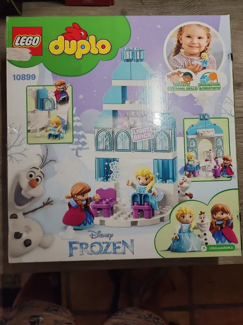 LEGO Duplo Frozen 10899 Elsas Ice Castle 10920 Olafs Tea Party- Complete 