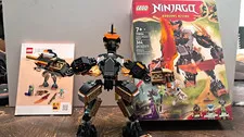 LEGO NINJAGO Dragons Rising Cole's Mission Mech 71854 BOX, MANUAL, AND MECH ONLY
