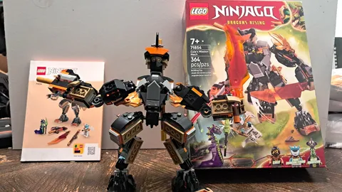 LEGO NINJAGO Dragons Rising Cole's Mission Mech 71854 BOX, MANUAL, AND MECH ONLY