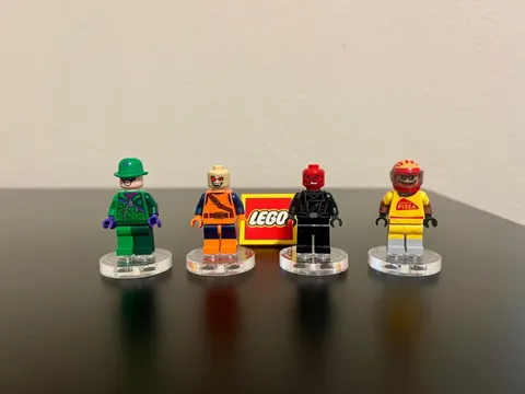 LEGO DC/Marvel Villain Lot Riddler, Hobgoblin, Scarecrow, Red Skull Retired