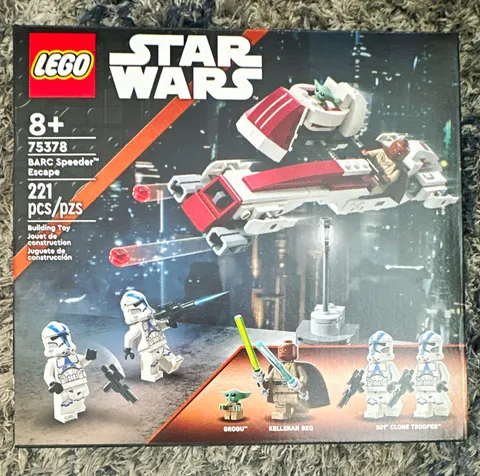LEGO Star Wars 75378 BARC Speeder Escape 221 pcs 8+ Grogu & Troopers